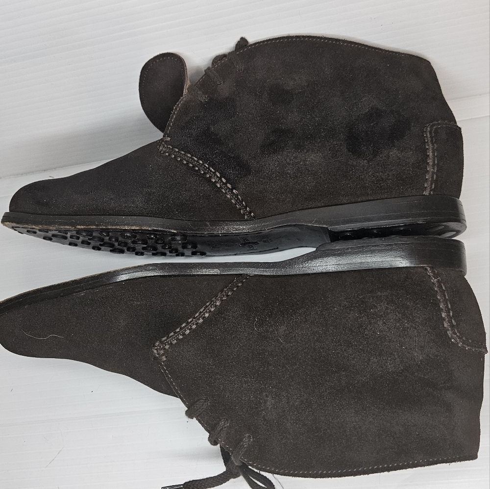 Car Shoe By Prada Men’s Suede Chelsea Boots Shoes Size 41/ US 8 - Picture 6 of 9